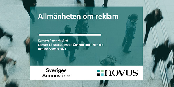 Reklamens roll i samhället Q121