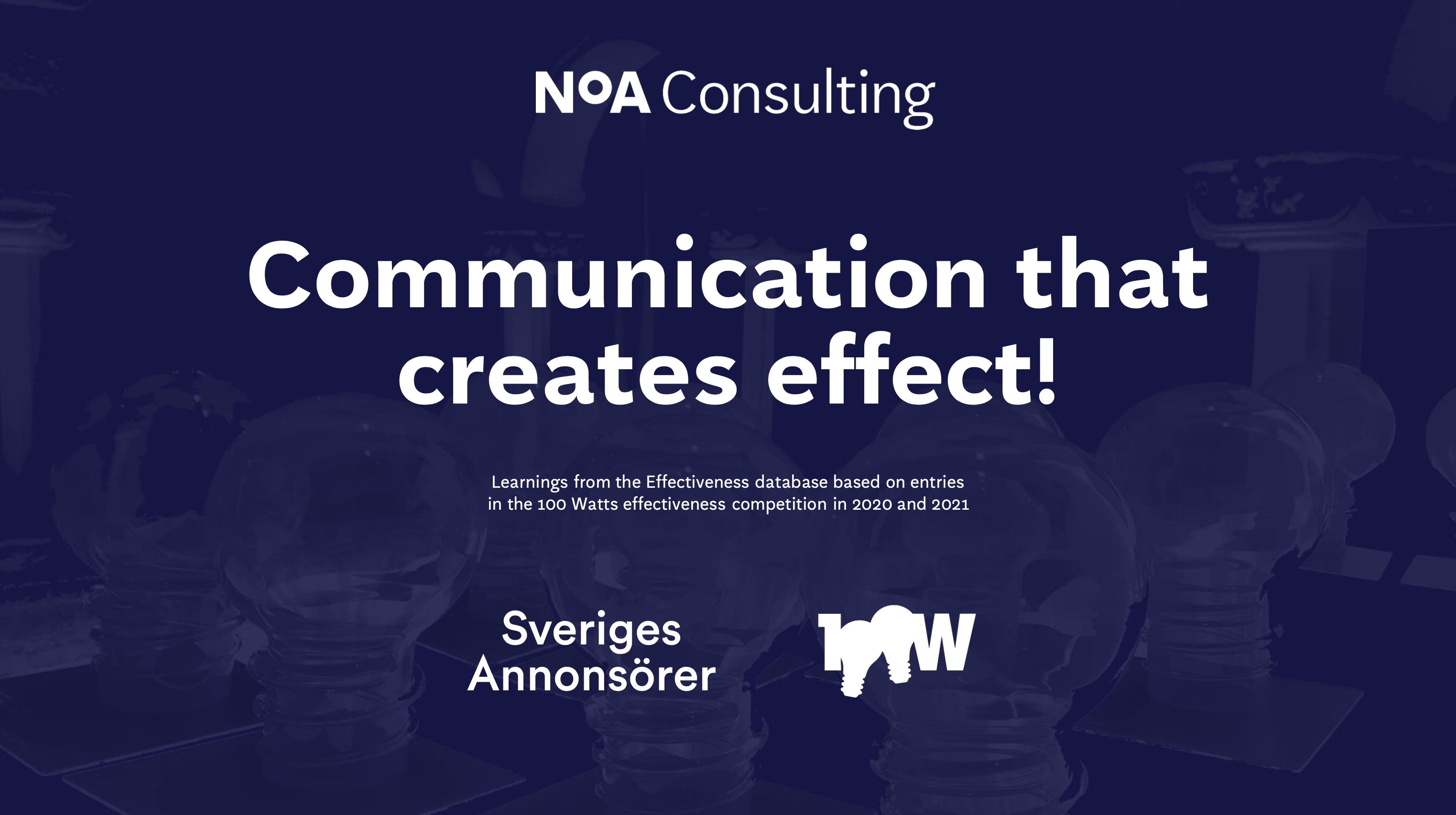 Communication that creates effect!