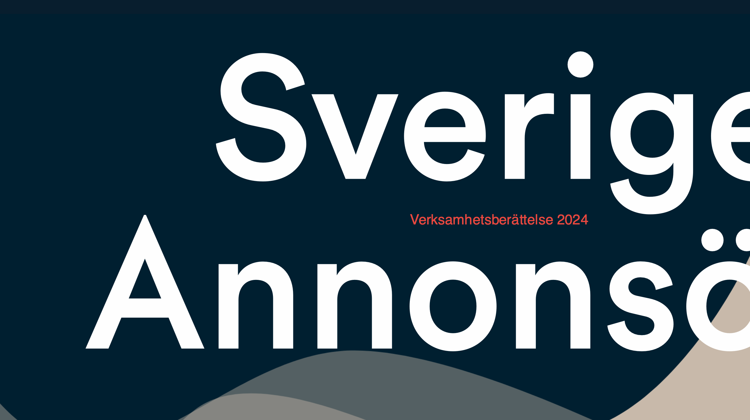 Första sida Verksamhetsberättelse 2024