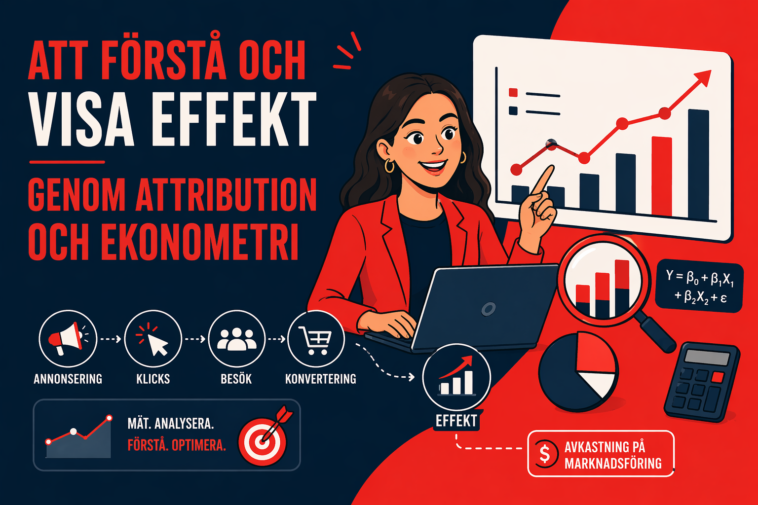 Att förstå och visa effekt genom attribution och ekonometri